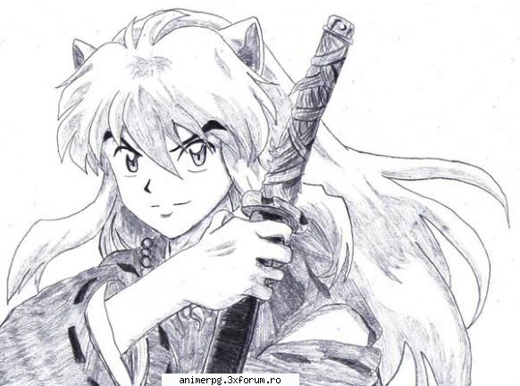 as sarii pe inuyasha dar cu casca de protectie sa nu ma omoare ... defapt as face cunostinta si as