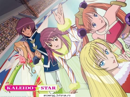 here imi place mult anime cel mai mai mult imi place kaleido star