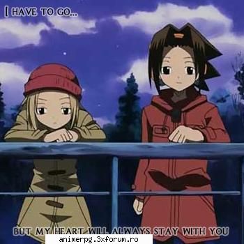 in final ana va fi iubita lui yoh? - probabil.....sfarsitul e intotdeauna fericit!!! - Shaman King