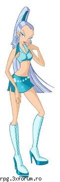 inceputul vietii in lumea zanelor - Icy se plimba pe o pajiste ingetand plantele in - WINX