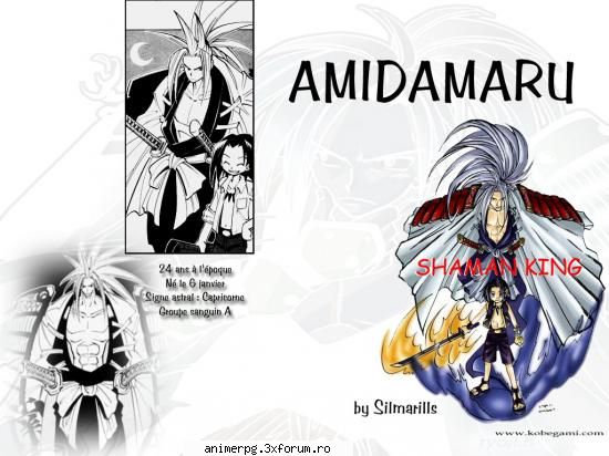 amidamaru poze shaman kink